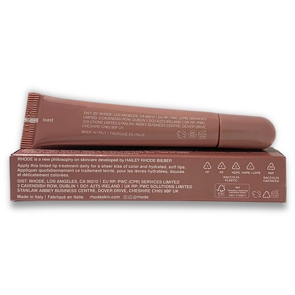 Rhode—Toast (Rose Taupe) Peptide Lip Tint—Full Size (10mL) *NIB* - Picture 3 of 7